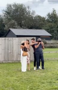 Mark Wright Instagram - Yesterday we surprised mum and dad with a 40th wedding anniversary party. After driving around for 40 mins to throw the scent of where we were going, we ended up back at the same place. @joshwright4444 @holliekanewright garden haha. What a special day 💙💗 @bigmarkwright @carolwright1