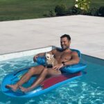 Mark Wright Instagram - A wholesome weekend that was a scorcher!! Family time from start to finish. Being uncle Mark is the best 💙☀️👶 🐕 🍺 Home Sweet Home