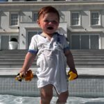 Mark Wright Instagram - A wholesome weekend that was a scorcher!! Family time from start to finish. Being uncle Mark is the best 💙☀️👶 🐕 🍺 Home Sweet Home