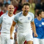 Mark Wright Instagram - The best event in the world!! The one that allows us professional footballer wannabes to play alongside our boyhood hero’s whilst raising money for such an incredible cause. I’m gonna miss being out there tonight!! But good luck to everyone playing in @socceraid tonight and well done for helping such an important charity in @unicef_uk England Bring It Home 🦁 🦁🦁