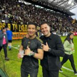 Mark Wright Instagram - Good catching up with this guy @mariolopez at @lafc yesterday!!