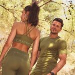Mark Wright Instagram - Green machine 💚 @aytee7 #gym #activewear #ownbrand