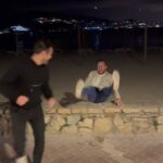 Mark Wright Instagram - “Dan let’s do a picture for your birthday” Took him out for his birthday, treated him too well so had to bring him back down to earth…. Or sand for that matter 😂 @dankitesurf01 Palma De Mallorca, Spain