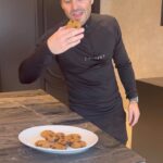 Mark Wright Instagram - 🍪HEALTHY PROTEIN COOKIES🍪 110 calories, 7 grams of protein per cookie and gluten free. * 1/2 cup peanut butter or whichever nut butter you like best * 1/4 cup coconut sugar or light brown sugar * 1 large egg * 1 large egg white * Big pinch of salt * 1/2 teaspoon pure vanilla extract * 1/4 teaspoon baking powder * 1/2 cup vanilla whey protein powder  * 2 tablespoons coconut flour * 3 tablespoons mini chocolate chips (I used dark) 1. Preheat your oven to 180 degrees. Line a baking tray with non stick baking paper. 2. In a bowl, combine the peanut butter, coconut sugar, salt, egg, egg white, baking powder, and vanilla extract. It will be a little hard to mix at first but keep going until well blended. Then work in the protein powder and coconut flour until well combined. It will seem very dry first but will continue to come together as you stir. Fold in chocolate chips. 3. Roll into balls in your hands then push down onto the baking tray so they spread a little (they will spread further when they bake) 4. Bake for 6-8 mins - keep an eye on them as you don’t want to over cook them. 5. Let them cool but they taste amazing when they’re still warm.