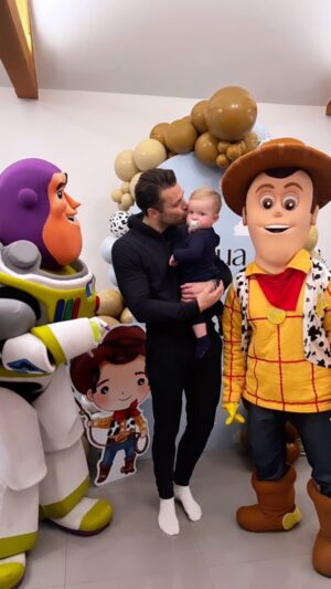 Mark Wright Instagram - It was the little man’s birthday!! Little Joshie is 1 already. Time has flown!! 
Seeing these 2 little Toy Story obsessed cousins and best friends together is the best thing ever!! I love you boys. Uncle will always have your back, until I’m too old and then I hope you have mine 😊 💙💙