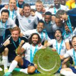 Mark Wright Instagram - The best event in the world!! The one that allows us professional footballer wannabes to play alongside our boyhood hero’s whilst raising money for such an incredible cause. I’m gonna miss being out there tonight!! But good luck to everyone playing in @socceraid tonight and well done for helping such an important charity in @unicef_uk England Bring It Home 🦁 🦁🦁