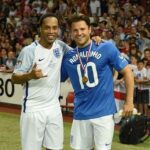 Mark Wright Instagram - The best event in the world!! The one that allows us professional footballer wannabes to play alongside our boyhood hero’s whilst raising money for such an incredible cause. I’m gonna miss being out there tonight!! But good luck to everyone playing in @socceraid tonight and well done for helping such an important charity in @unicef_uk England Bring It Home 🦁 🦁🦁