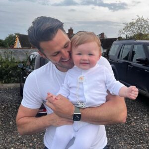 Mark Wright Instagram - It’s the little legends 1st birthday. Nutty unc will always be your nutty unc and keep you nutty with me 😂 Presley I love ya kid x