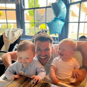 Mark Wright Instagram - It’s the little legends 1st birthday. Nutty unc will always be your nutty unc and keep you nutty with me 😂 Presley I love ya kid x