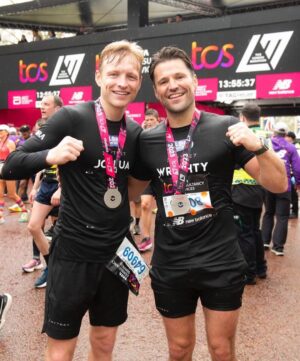 Mark Wright Instagram - Completing both our second marathons, but this time together!! Wouldn’t have wanted to cross the line with anyone else. We have done some things and seen some places together as brothers, now we add a new one the list. The @londonmarathon 
Love this kid so much  @joshwright4444 another one ticked off boy 😊💙