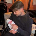 Mark Wright Instagram - We finally met our little premature warrior Dustin. He’s perfect and was so worth the wait. Little Josh seems so big now when holding them together. Love our little nephews to pieces. 💙💙