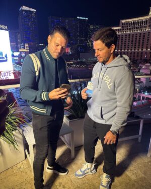 Mark Wright Instagram - Mark & Mark in Vegas @markwahlberg