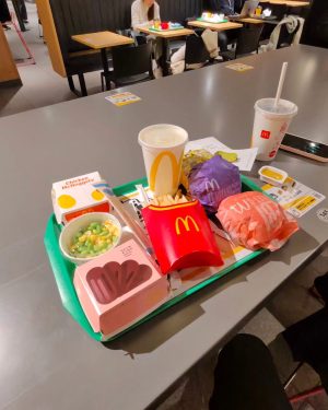Mark Zuckerberg Instagram - Japanese McDonald's: 10/10. Give these guys a Michelin star.
