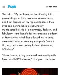 Marlo Hampton Instagram - Hamptons, My contract with Real Housewives of Atlanta ended when season 15 wrapped. This break from RHOA is a fresh start, allowing me the space to participate in new creative entertainment projects focused on my future, and not reliving my past. My nephews are transitioning into pivotal stages of their academic adolescence, and I am focused on my representation in their eyes and getting back to showing my multifaceted lifestyle of philanthropy, fashion, and fabulosity! I am thankful for this amazing platform of Housewives, which has allowed me to bring awareness to foster care, my non-profit Glam It Up, Inc., and showcase my fashion showroom, Le Archive. I look forward to my continued relationship with Bravo and NBC Universal. I wish Truly Original and the RHOA cast all the best. xoxo - Marlo Hampton p.s. Tag me in videos of your favorite #RHOA Marlo moments and I’ll share on my story.