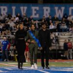 Marlo Hampton Instagram - On Friday night, William and I escorted Michael on the field, he represented the Junior Class in Homecoming Court 2023!! 💙😊 I’m so proud of him and full of Joy! This joy that I have World didn't give it, and the world Can't take it away, I got it, I got it In my walk, In my talk, In my home,