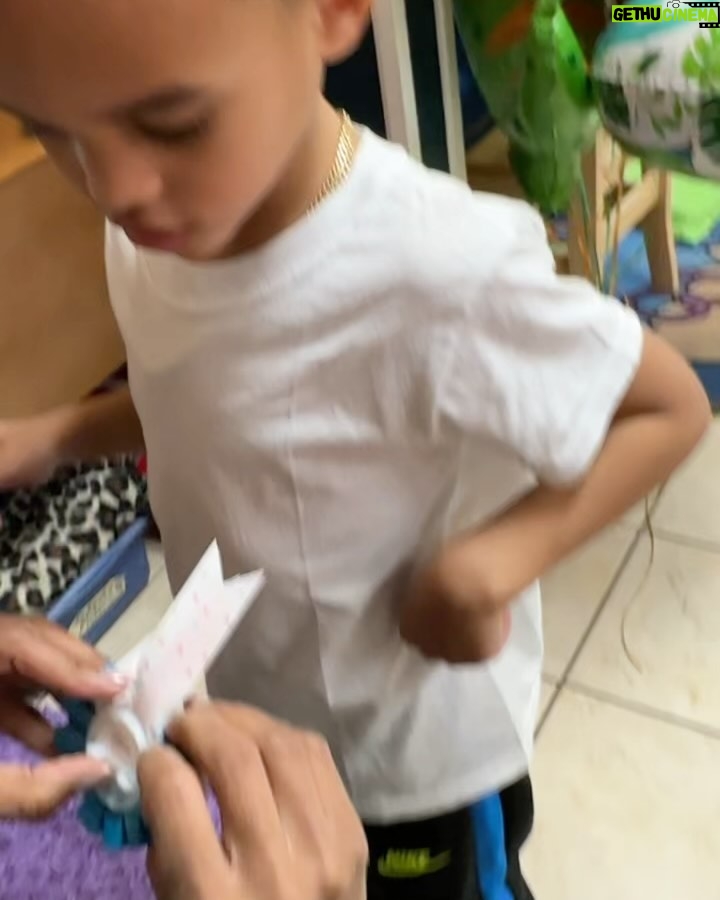 Marlo Hampton Instagram - Happy Happy Birthday πto my God baby Chandler. I love you so much and Iβm blessed to share a birthday with you!! The big 5π I remember when your mommy was this small! #happybday