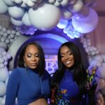 Marlo Hampton Instagram - Sunday was definitely a party all for my sis @sanyarichiross and hubby @rossboy31 🎉baby number 2 is almost here and I can’t wait 🦋🍼💙💙