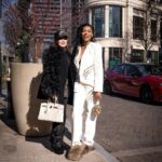 Marlo Hampton Instagram - Walking into 2024 with good vibes only. We had an amazing time yesterday with the “hostess with the mostest” @palletsu 🎊what was meant to be a quick fashionable brunch 🍴turned into a day full of laughter with @theclotheshorsewhisperer and @getlikebritt 💃🏾🍹🤪