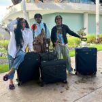 Marlo Hampton Instagram - Collecting passport stamps with my favorite people! The boys and I are absolutely in love with our @briggsandriley luggage🧳🧳! Can you tell? Dominican Republic