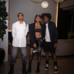 Marlo Hampton Instagram – Model behavior with my favorites 💙

… but why is there no school again today? 😫