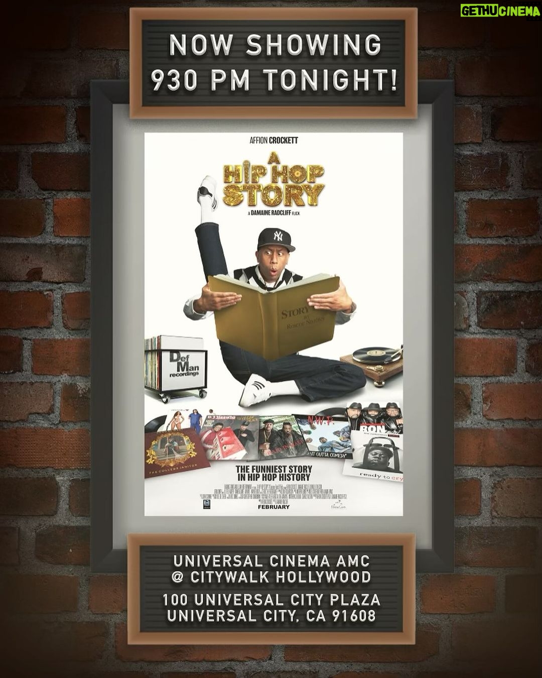 Marlon Wayans Instagram - PEOPLE!!! LA. TONIGHT at 9:30pm I’m giving out Free tickets first come first serve to @affioncrockett movie A HIP HOP STORY. Support the Brody. He did this Indy. It’s funny as f… let’s make it a movement.