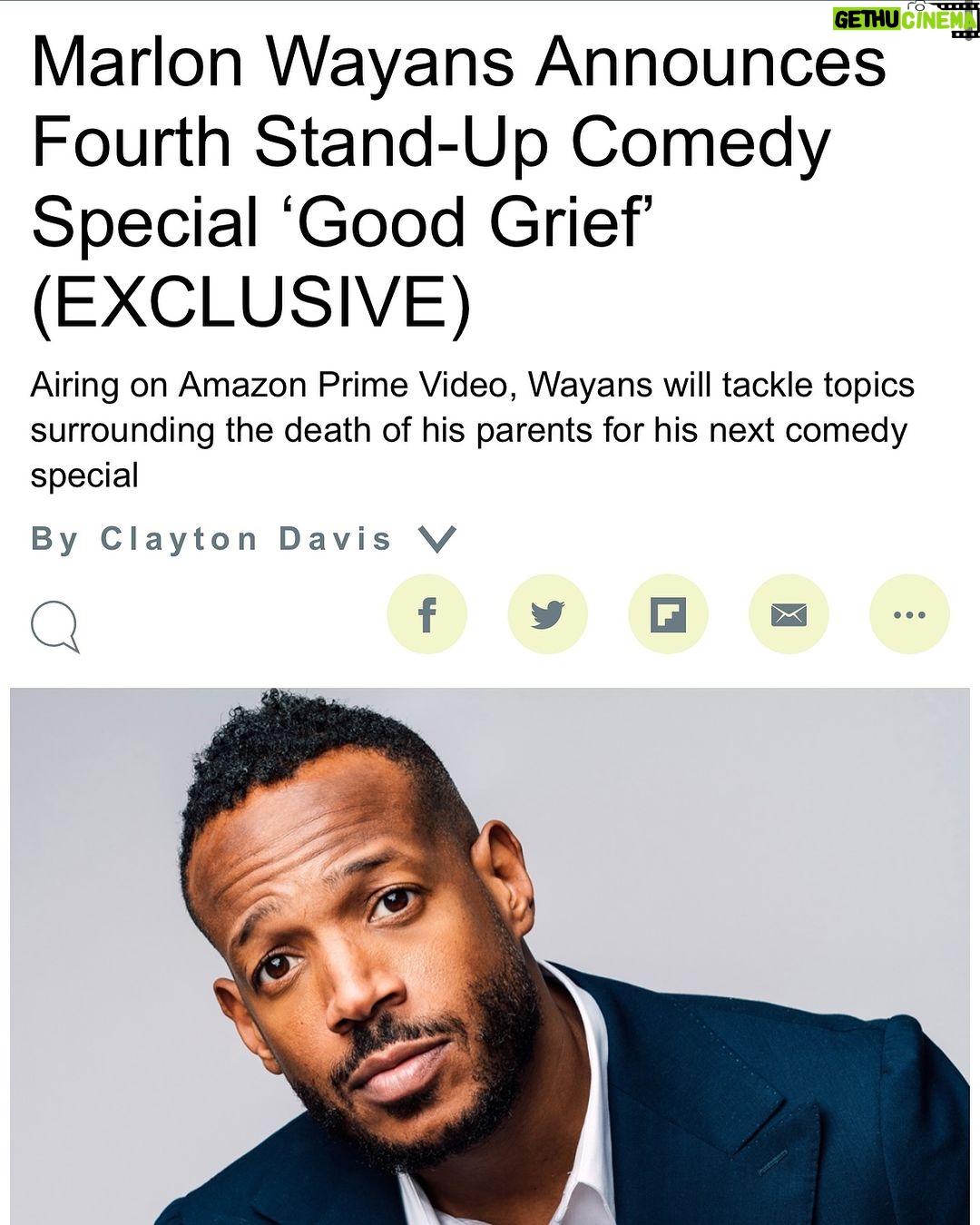 Marlon Wayans Instagram - LET’S GO!!! Great article on @variety check it out! I’m focused… stop playin’ wit me