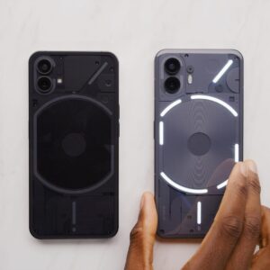 Marques Brownlee Instagram - Nothing Phone 2 design revealed in the new Dope Tech video! Similar to the first phone of course, but updated with some features 👀