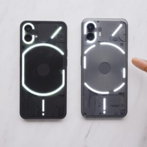 Marques Brownlee Instagram - Nothing Phone 2 design revealed in the new Dope Tech video! Similar to the first phone of course, but updated with some features 👀