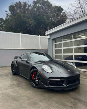 Marques Brownlee Instagram - I love electric cars, but as I've said on the Auto Focus channel there are certain TYPES of vehicles that with today's tech are BEST when made electric. Take a luxury sedan - what do you want from the best one? It better be super smooth, comfortable, quiet (and probably expensive). A new electric version? Literally the smoothest, quietest, most spacious version ever. (also probably expensive). Total win across the board. 

But sports cars are not one of those things. Yet. The power is there, duh, but there's also a ton of weight that comes with it. And the best sports car across the board rivers best when it's lighter, nimble and reliable. The gap is closing (and hybrids are getting VERY good) out the apex sports car is still not fully electric. 

Honestly I was nervous to get it after watching basically every review on the internet proclaiming this to be the "best car ever created" and "too good" but the professionals were on to something. I'm not ready to say it's the best car ever made, but most of its traits are already top 5% of any car I've ever experienced: Handling, steering feel, balance, physical switches, interior build quality, speakers, acceleration (ok it's 8/10ths as quick as PLAID)

The tech is actually kinda bad compared to new EVs. The backup camera is weak, there's no phone key, the app does almost nothing, no dashcam, wireless CarPlay/Android Auto are welcome but also honestly still not very good. I don't even think that's a hot take.

I've compared smartphones to the Porsche 911's incremental improvement model for years. When the category is young, we call it lazy. When the category is mature, we call it refinement. And I'm only 700 miles in, but damn this car is REFINED as hell.

So this is the new daily 🤓 It's no Carrera GT (♥️ @dougdemuro) but it's MY Turbo S and i love this thing

For the Porsche nerds
2024 992 Turbo S
Jet black metallic + Stealth PPF
PASM, PCCB, Sports Aero, Front axle lift, glass roof
Chalk stitching
Carbon mirror caps, door trim, GT steering wheel
Wheels powder coated, brakes painted and glossy hood stripe by @autopolishingcenter

Is there a 992.2 hybrid refresh coming? Yes. Worth upgrading? I guess we'll see 😈