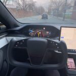 Marques Brownlee Instagram - Full video on the channel now, letting Tesla’s self driving beta take the wheel for a full 2 minutes and trying not to interrupt. Would you trust this thing?