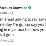 Marques Brownlee Instagram - So I said yes to everything in my I box for a month... clearly this job is to die for