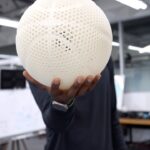 Marques Brownlee Instagram - So Wilson made a $2500 airless basketball from 3D printing techniques. Usually my beef with 3D printing is it offers no real benefit over other manufacturing techniques other than cost… and that’s still true here lol but this is still pretty impressive. It won’t be replacing a leather ball anytime soon, but honestly a pretty damn cool idea