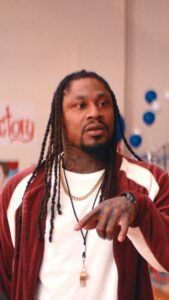 Marshawn Lynch Instagram - Redefining real talk. Bottoms is streaming now.