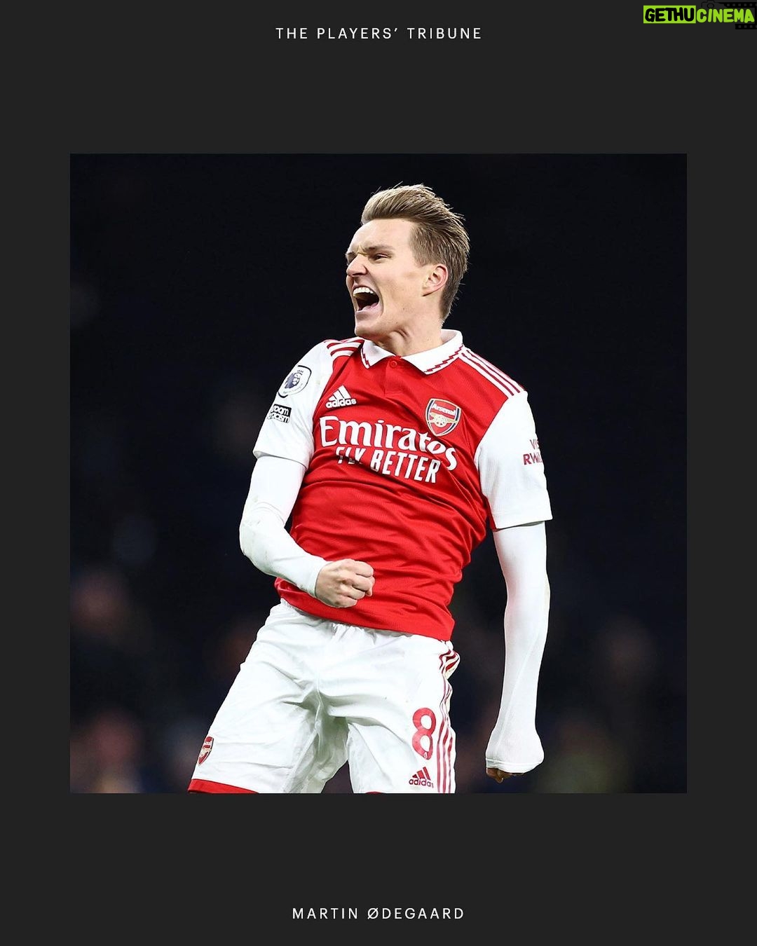 Martin Ødegaard Instagram - “It’s been a hell of a long road, but I’m living my dream. I’m home. And the best is yet to come.” @odegaard.98 is just getting started at @arsenal. (Link in bio) • 📸: @aliyaqubb for The Players’ Tribune, @clive_rose