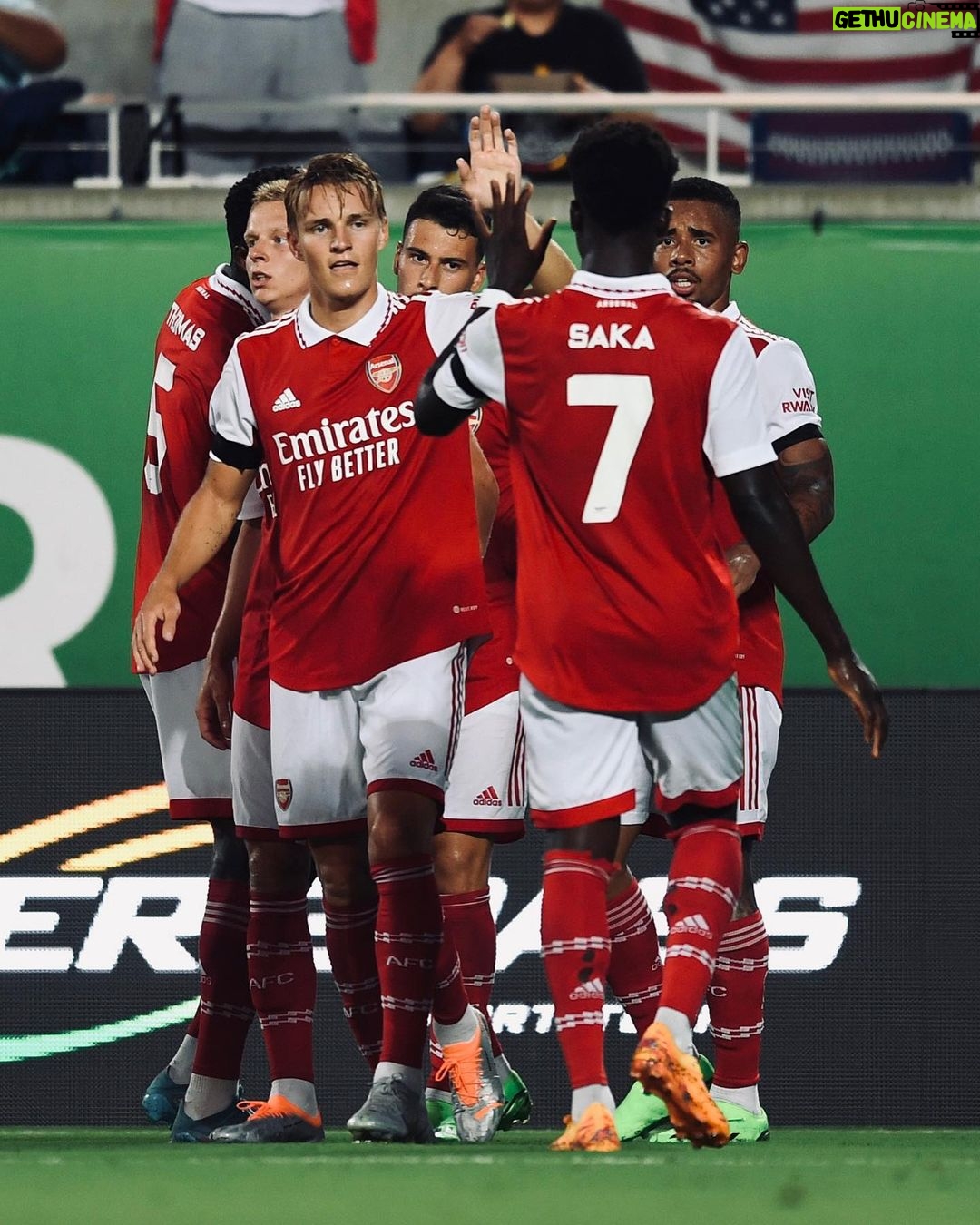Martin Ødegaard Instagram - Thank you 🇺🇸👏🏼 We keep building!