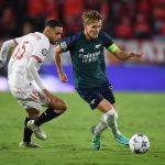 Martin Ødegaard Instagram – Big win! Thanks to traveling fans👏🏼 Estadio Ramón Sánchez-Pizjuán
