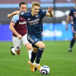 Martin Ødegaard Instagram - Happy with the reaction after a terrible start, but disappointed not to take the 3 points. We keep going 💪🏼 @arsenal