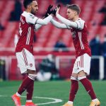 Martin Ødegaard Instagram - Good morning, gunners! 🙌🏼 Big win, big team. Well done, @auba 👏🏼⚽️⚽️⚽️ Emirates Stadium