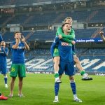 Martin Ødegaard Instagram - Noche especial! Que grande es este equipo! Gracias por el cariño🙏🏼🙏🏼