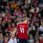 Martin Ødegaard Instagram - Fin samling med gutta🇳🇴❤️ Vi fighter videre! Takk for fantastisk støtte og stemning på Ullevaal! Ses i oktober 👊🏼