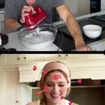 Martin Henderson Instagram - Teaching Alex how to make a pavlova…