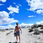 Martin Henderson Instagram - Can’t believe there’s still so much snow up here at this time of year! Love being back in the Sierras…majestic mountains rising up out of the desert like an Alpine oasis providing a pure wilderness playground. #ilovecali #roadtrip #vanlife Mammoth, CA