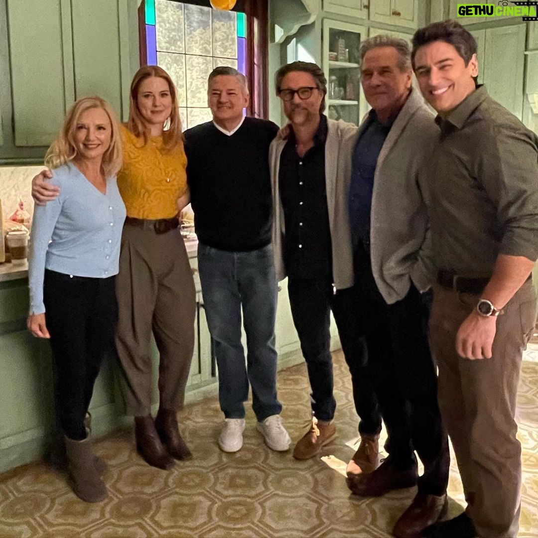 Martin Henderson Instagram - Thank you @tedsarandos for gracing us with your #virginRiver set visit last week. Was an honor to meet you. So proud and grateful to be a part of the @netflix family!