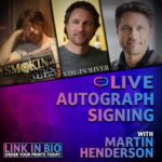 Martin Henderson Instagram - The lovable @martinhendersonofficial is on Streamily LIVE 10/22 at 11am PST! Whether you know him as Jack Sheridan in #virginriver or Nathan Riggs in #greysanatomy or Hollis Elmore in #smokinaces you won’t want to miss this signing! Follow the link in bio to order your prints and join the #livestream on Instagram!