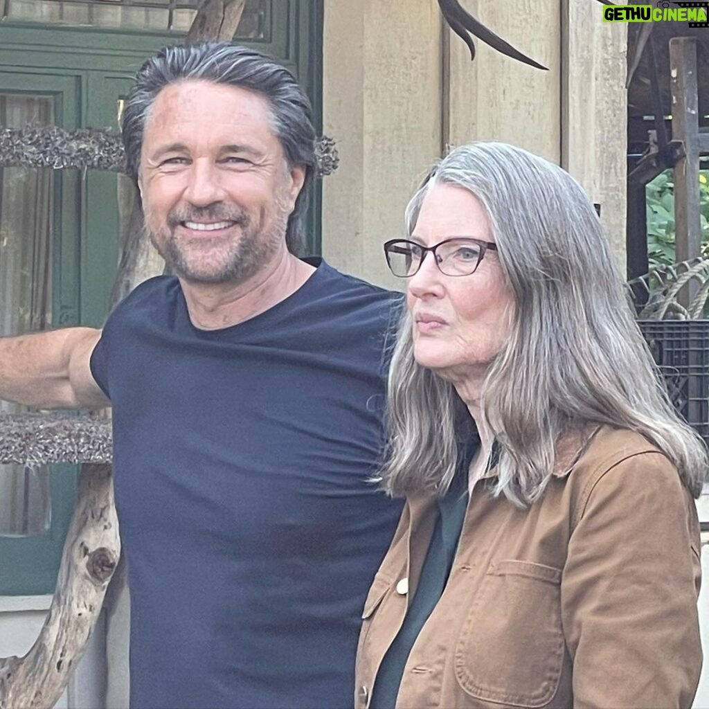 Martin Henderson Instagram - On set shooting season 5 of @virginriverseries with the uber talented @annetteotoole4152 for @netflix - loving having Jack back in scenes with Hope ♥️ Maple Ridge, British Columbia