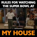 Martin Lawrence Instagram - Rules for watching the #superbowl at ya boys house! #Martin #football #nfl