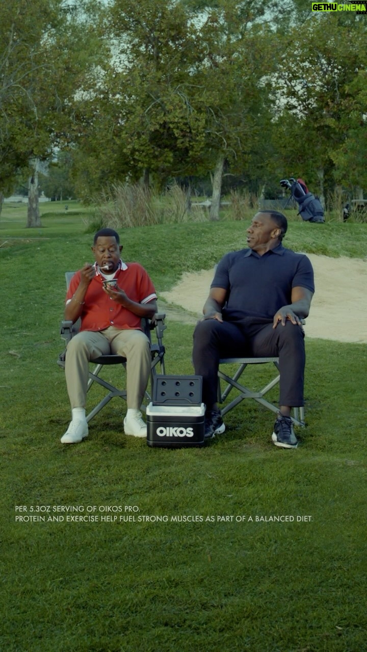 Martin Lawrence Instagram - #ad Y’all know I took all that protein for myself 😂 @oikos @shannonsharpe84 #holdmyoikos Los Angeles, California