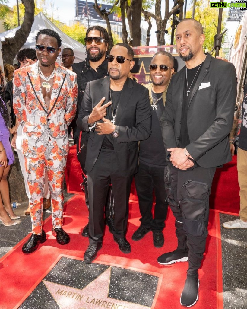 Martin Lawrence Instagram - I am absolutely blessed and honored to have received my star on the Hollywood Walk of Fame. Thank you to my wonderful friends, family and team for all of the years of endless love and support. To my fans, without you, I wouldn’t be here. Much love and God bless 🙏🏾 #blessed #hollywoodwalkoffame ⭐️ 📸 @evoake