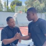 Martin Lawrence Instagram - Big shoutout to @lethalshooter for coming out and showin some love. Had a great time being out on the court and gettin these shots locked in 🙌🏾 #teammartymar #basketball #freeagent Los Angeles, California