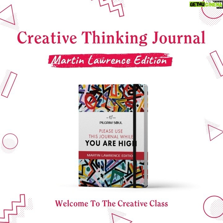 Martin Lawrence Instagram - With the holidays coming up it’s the perfect chance to grab my new creative thinking journal! Click the link in my bio to get yours today. #teammartymar @pilgrim_soul_creative #journal #holiday